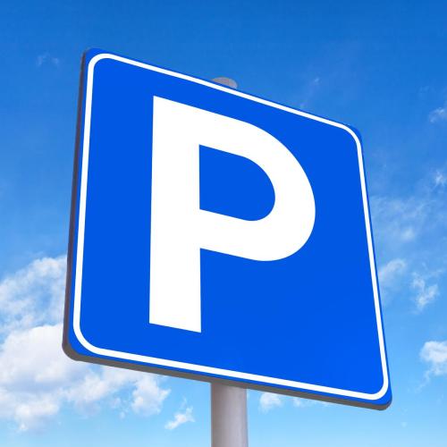 Parking traffic sign